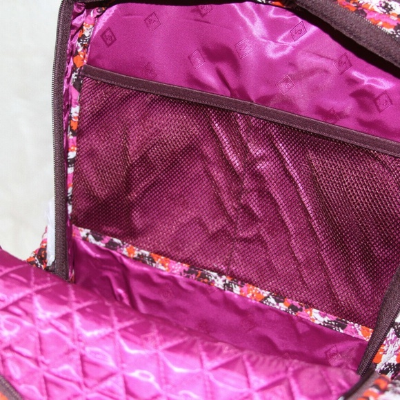 NWT Vera Bradley LARGE Campus Backpack College School Travel Bag Tweed - Picture 6 of 6